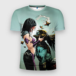 Футболка спортивная мужская Mileena & Kotal Kahn - Mortal Kombat, цвет: 3D-принт