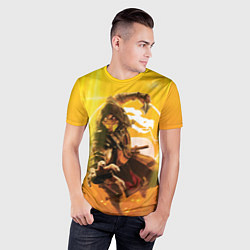 Футболка спортивная мужская Скорпион - Mortal Kombat, цвет: 3D-принт — фото 2