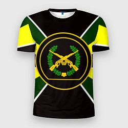 Мужская спорт-футболка Мотострелковые войска: шеврон без текста