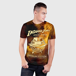 Футболка спортивная мужская Indiana Jones and the Great Circle, цвет: 3D-принт — фото 2