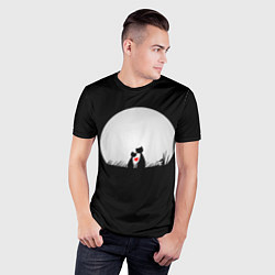 Футболка спортивная мужская Любовь при луне, цвет: 3D-принт — фото 2