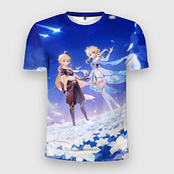 Футболка спортивная мужская Aether and Lumine, цвет: 3D-принт