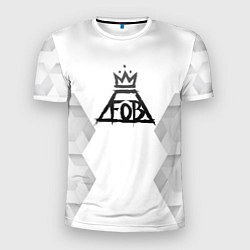 Футболка спортивная мужская Fall Out Boy white poly, цвет: 3D-принт