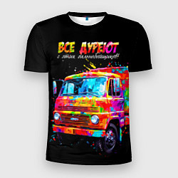 Футболка спортивная мужская Все дуреют с этих дальнобойщиков, цвет: 3D-принт
