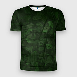 Футболка спортивная мужская Абстракция - strange camouflage, цвет: 3D-принт