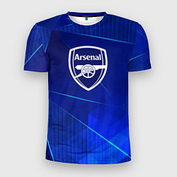 Футболка спортивная мужская Arsenal blue poly, цвет: 3D-принт