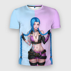 Футболка спортивная мужская League of Legends - Jinx, цвет: 3D-принт