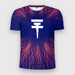 Футболка спортивная мужская Tokio Hotel red energy, цвет: 3D-принт