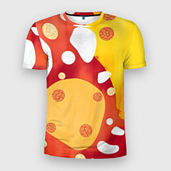 Мужская спорт-футболка Теплая африканская абстракция