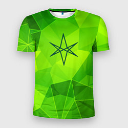Футболка спортивная мужская Bring Me the Horizon green poly, цвет: 3D-принт