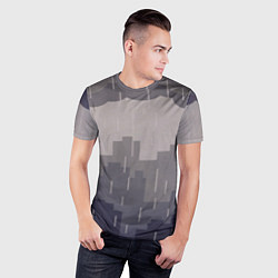 Футболка спортивная мужская Вечерний дождь, цвет: 3D-принт — фото 2
