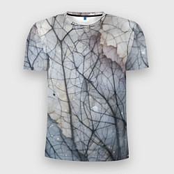 Мужская спорт-футболка Прожилки листьев