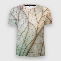 Мужская спорт-футболка Прожилки листика
