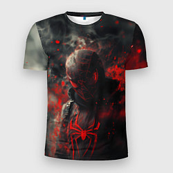 Футболка спортивная мужская Black Spider-man, цвет: 3D-принт