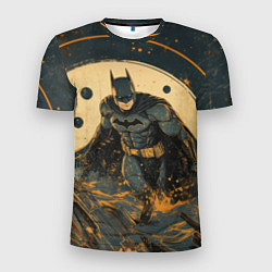 Футболка спортивная мужская Бэтмен крадется, цвет: 3D-принт