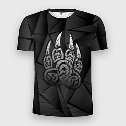 Футболка спортивная мужская Велес лапа медведя, цвет: 3D-принт
