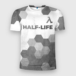 Мужская спорт-футболка Half-Life - white gradient посередине
