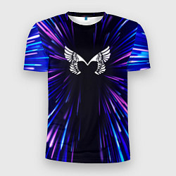 Футболка спортивная мужская Placebo neon energy, цвет: 3D-принт