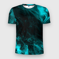 Футболка спортивная мужская Neon smoke, цвет: 3D-принт