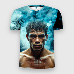 Футболка спортивная мужская Артуро Гатти в дыму, цвет: 3D-принт
