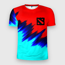 Футболка спортивная мужская Dota краски, цвет: 3D-принт