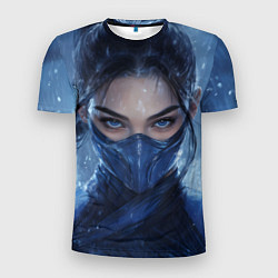 Футболка спортивная мужская Боец Китана Мортал комбат, цвет: 3D-принт