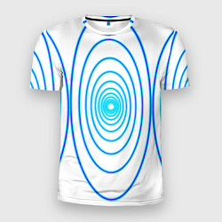 Мужская спорт-футболка Овалы с свечением