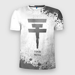 Футболка спортивная мужская Tokio Hotel - white gradient, цвет: 3D-принт