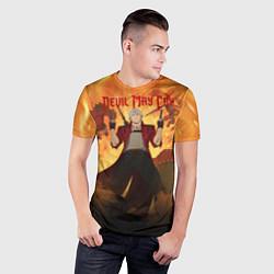 Футболка спортивная мужская Devil May Cry персонажи, цвет: 3D-принт — фото 2