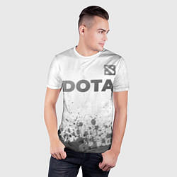 Футболка спортивная мужская Dota - white gradient посередине, цвет: 3D-принт — фото 2