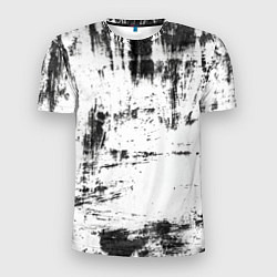 Мужская спорт-футболка Color black and white