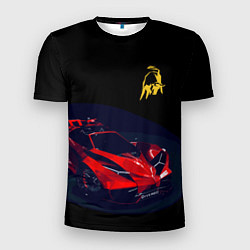 Футболка спортивная мужская Lamborghini Diverso - motorsport, цвет: 3D-принт