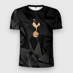 Футболка спортивная мужская Tottenham golden poly, цвет: 3D-принт
