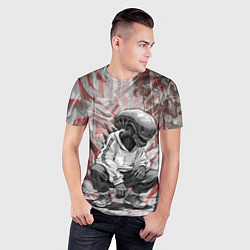Футболка спортивная мужская Ксеноморф на спорте, цвет: 3D-принт — фото 2