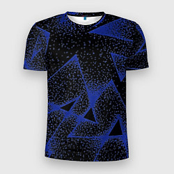 Мужская спорт-футболка Triangles with dots