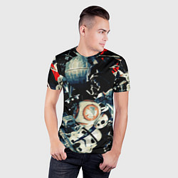 Футболка спортивная мужская Звездные войны персонажи, цвет: 3D-принт — фото 2