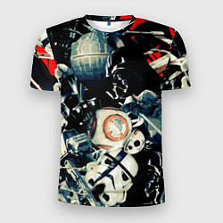 Мужская спорт-футболка Звездные войны персонажи