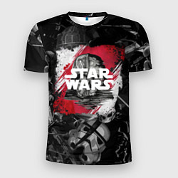 Футболка спортивная мужская Звездные войны патерн с героями, цвет: 3D-принт