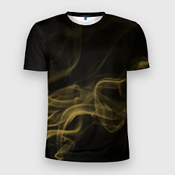 Футболка спортивная мужская Color smoke yellow, цвет: 3D-принт