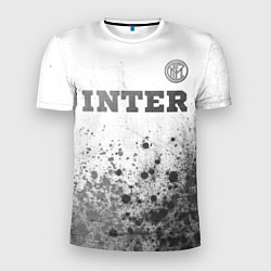 Футболка спортивная мужская Inter - white gradient посередине, цвет: 3D-принт