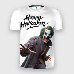 Футболка спортивная мужская Счастливого Хэллоуина Джокер 2025, цвет: 3D-принт