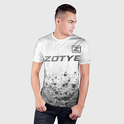 Футболка спортивная мужская Zotye - white gradient посередине, цвет: 3D-принт — фото 2