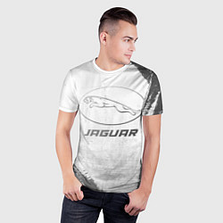 Футболка спортивная мужская Jaguar - white gradient, цвет: 3D-принт — фото 2