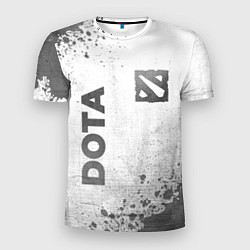 Футболка спортивная мужская Dota - white gradient вертикально, цвет: 3D-принт