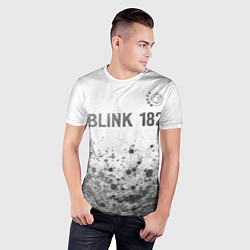 Футболка спортивная мужская Blink 182 - white gradient посередине, цвет: 3D-принт — фото 2