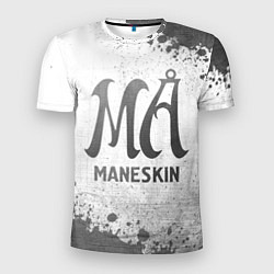Футболка спортивная мужская Maneskin - white gradient, цвет: 3D-принт