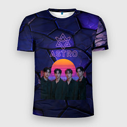 Футболка спортивная мужская Astro retro style, цвет: 3D-принт