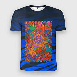 Футболка спортивная мужская Astro психоделика, цвет: 3D-принт