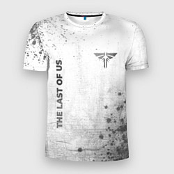 Футболка спортивная мужская The Last Of Us - white gradient вертикально, цвет: 3D-принт