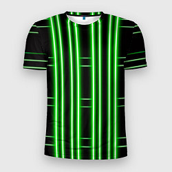 Мужская спорт-футболка Neon green